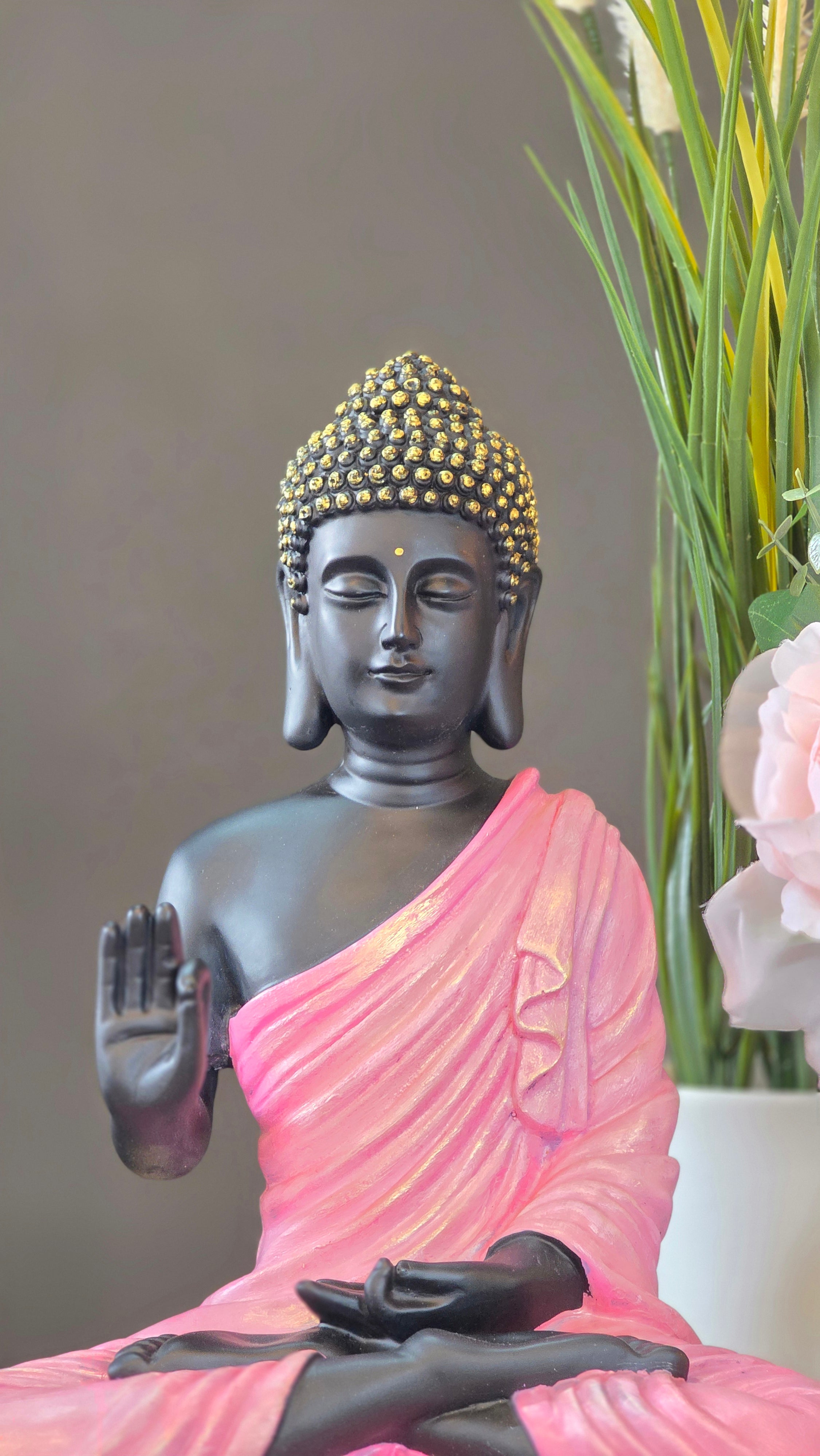 Akashwani Blessing Buddha Statue for Indoor 15 inches
