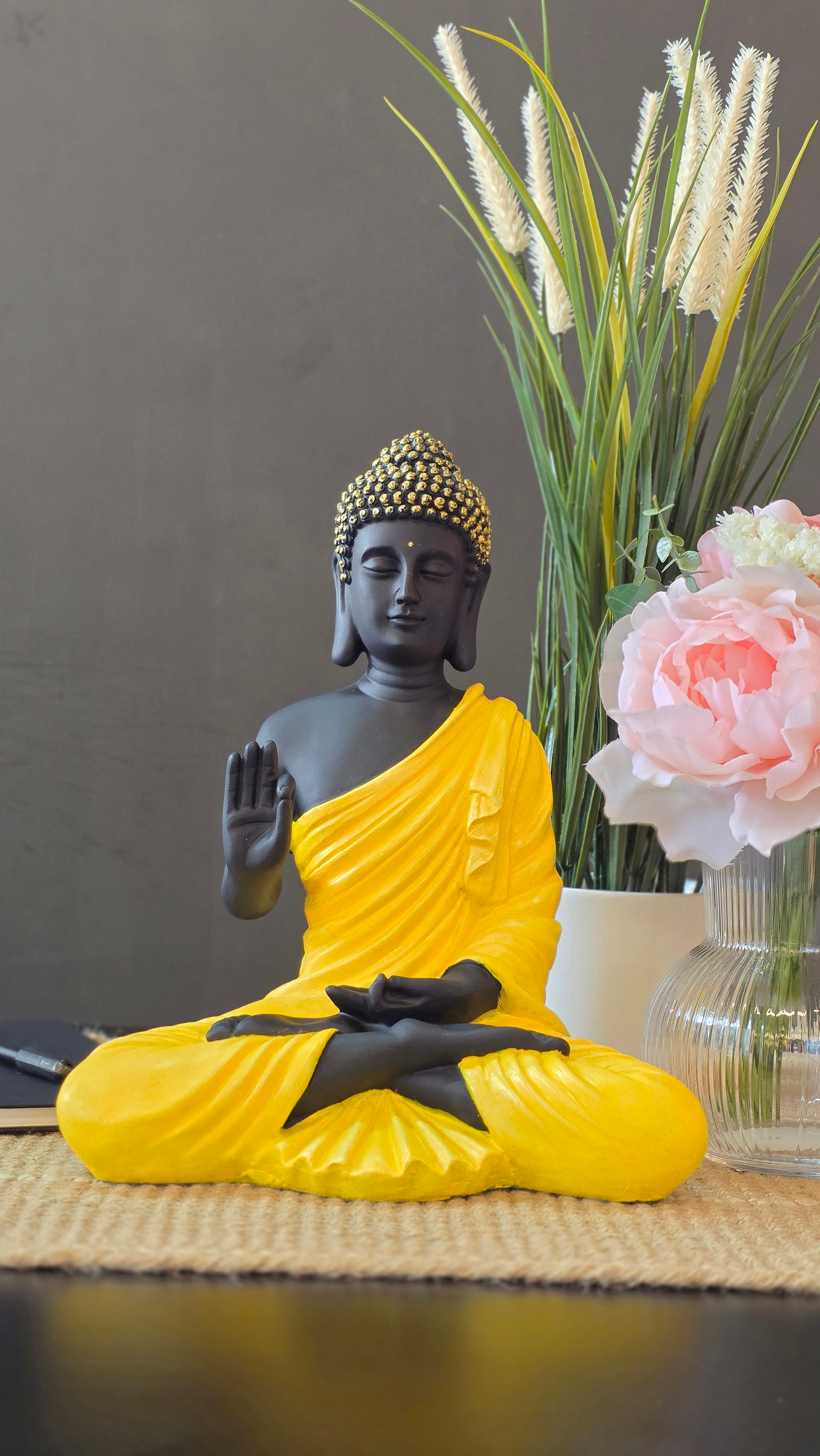 Akashwani Blessing Buddha Statue for Indoor 15 inches