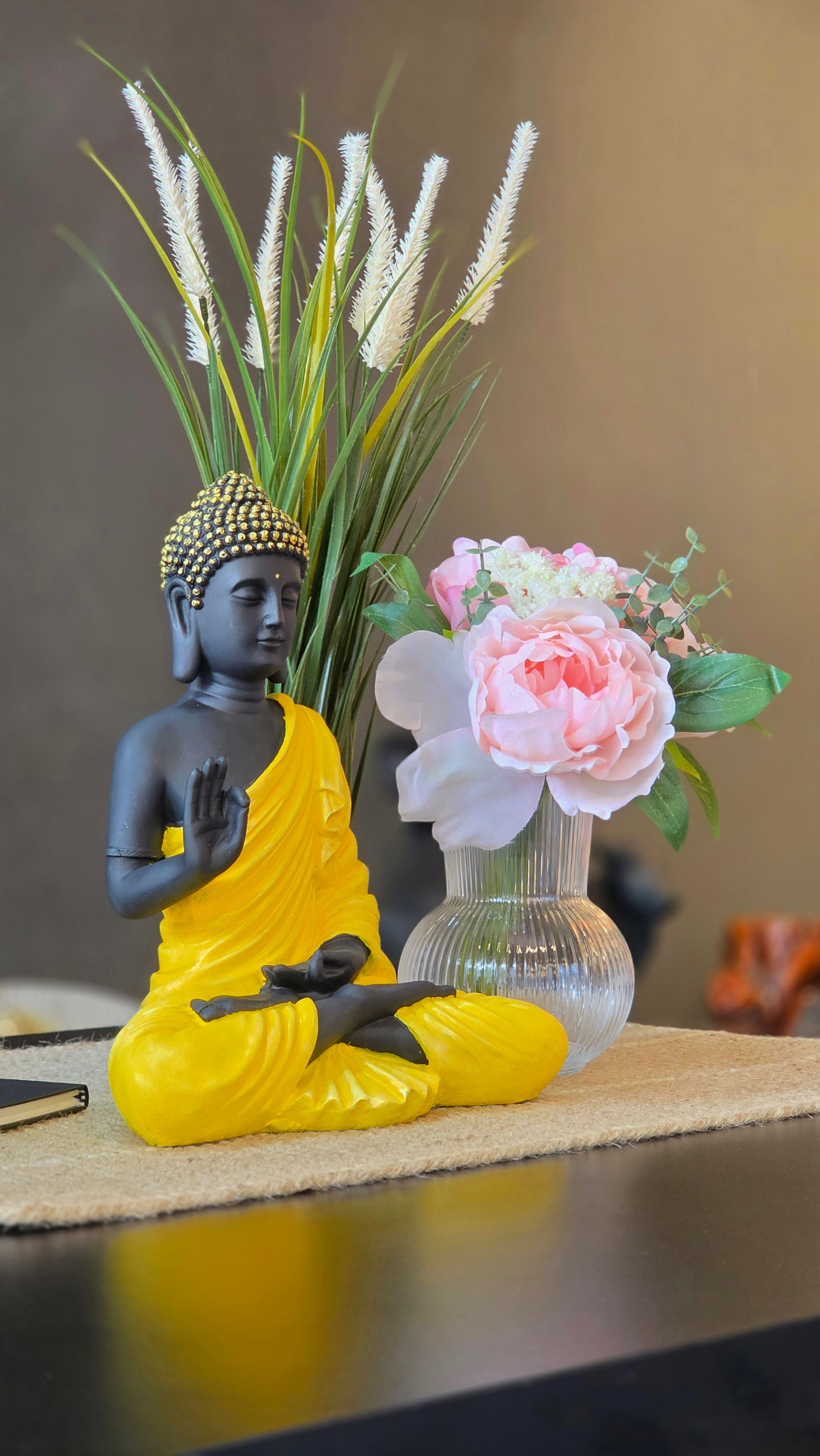 Akashwani Blessing Buddha Statue for Indoor 15 inches