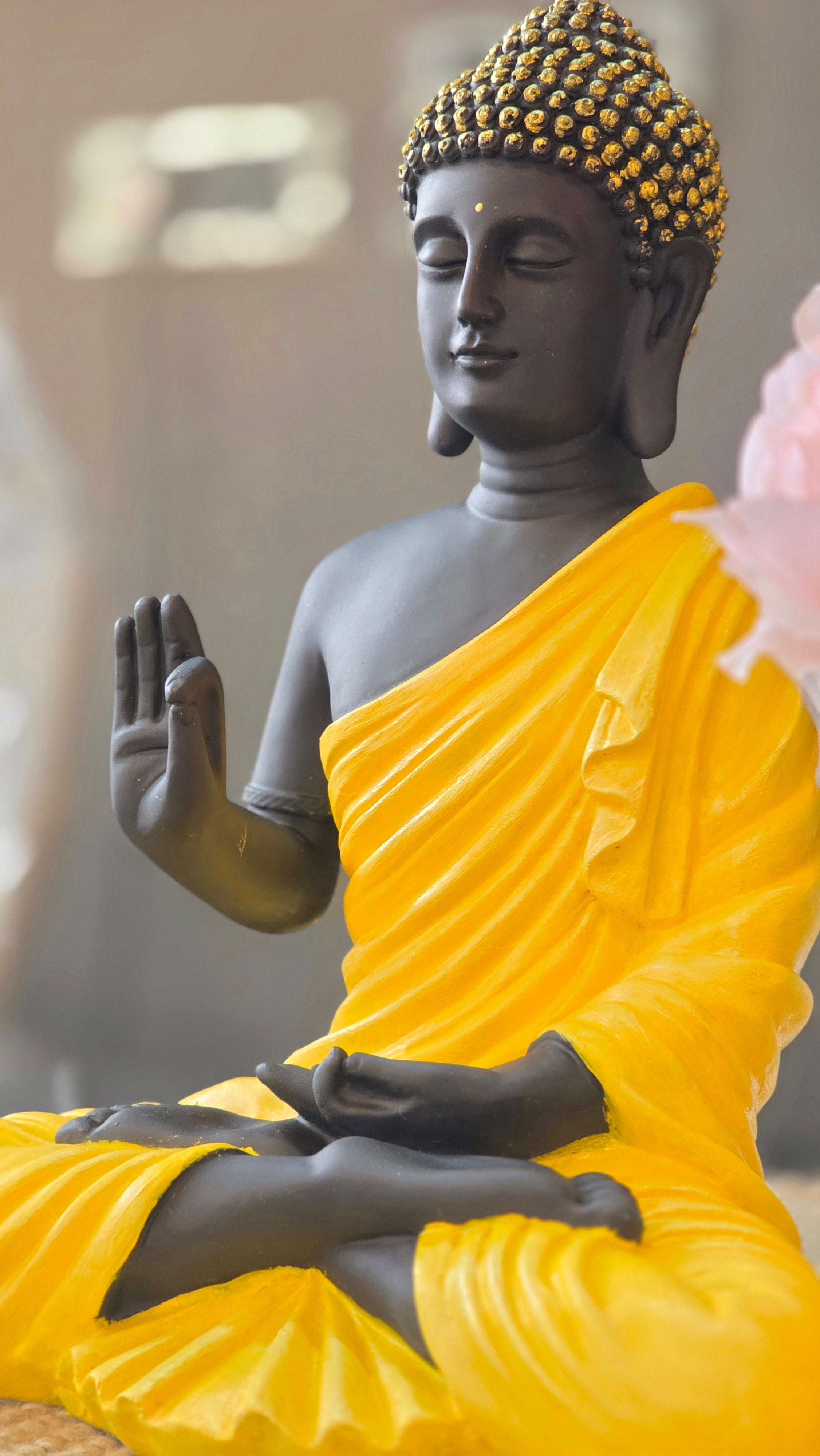Akashwani Blessing Buddha Statue for Indoor 15 inches