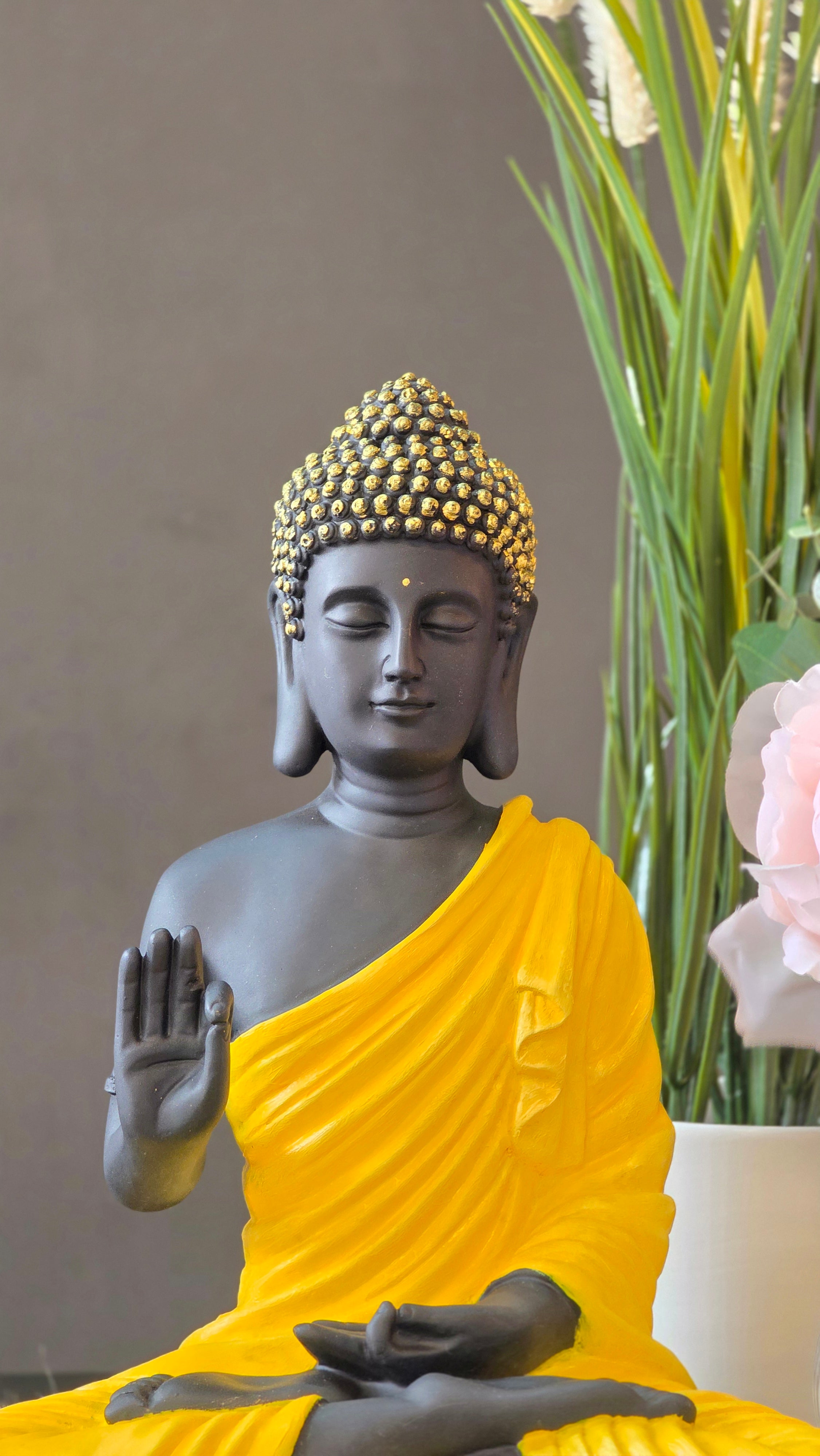 Akashwani Blessing Buddha Statue for Indoor 15 inches