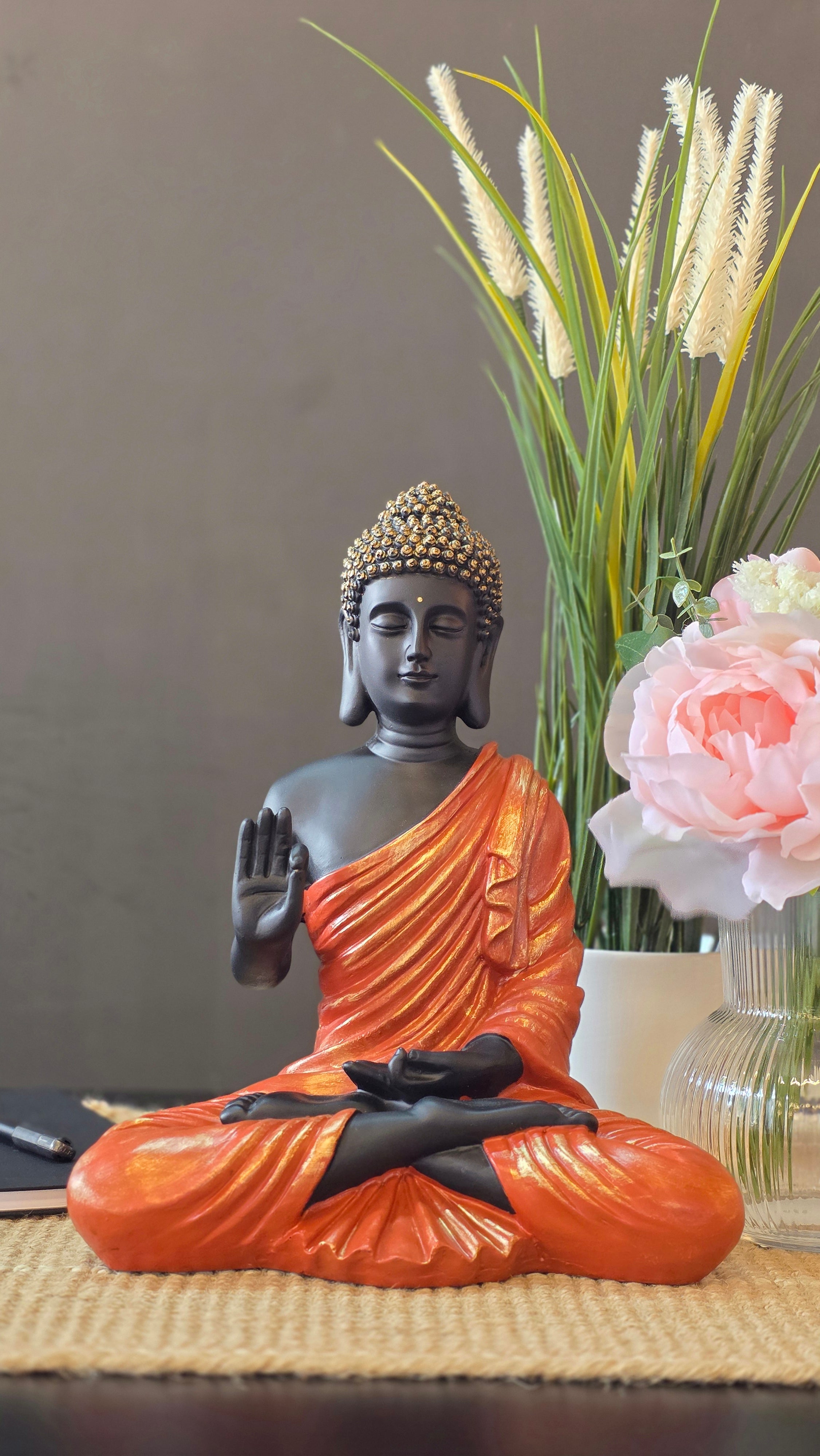 Akashwani Blessing Buddha Statue for Indoor 15 inches