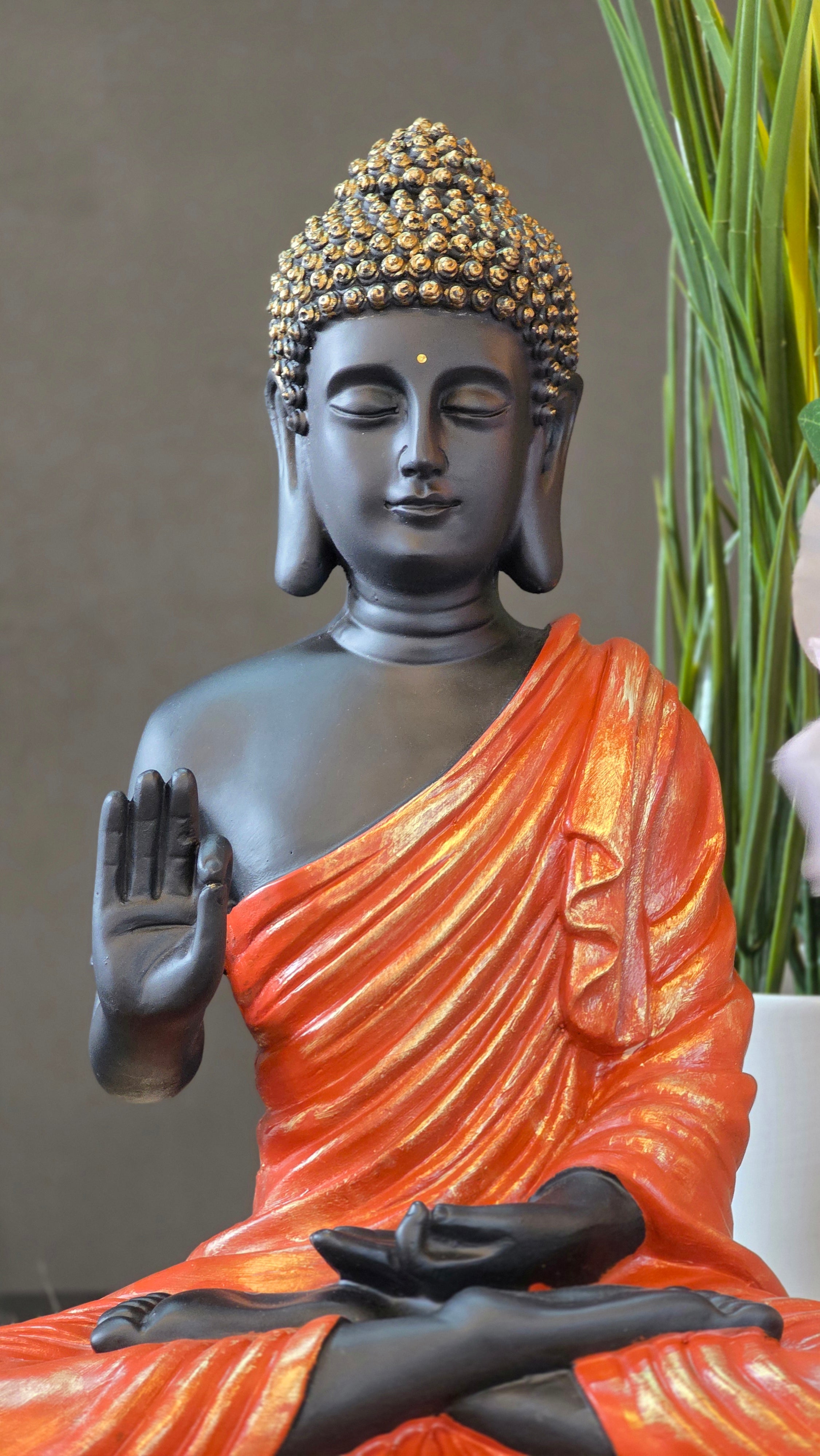 Akashwani Blessing Buddha Statue for Indoor 15 inches