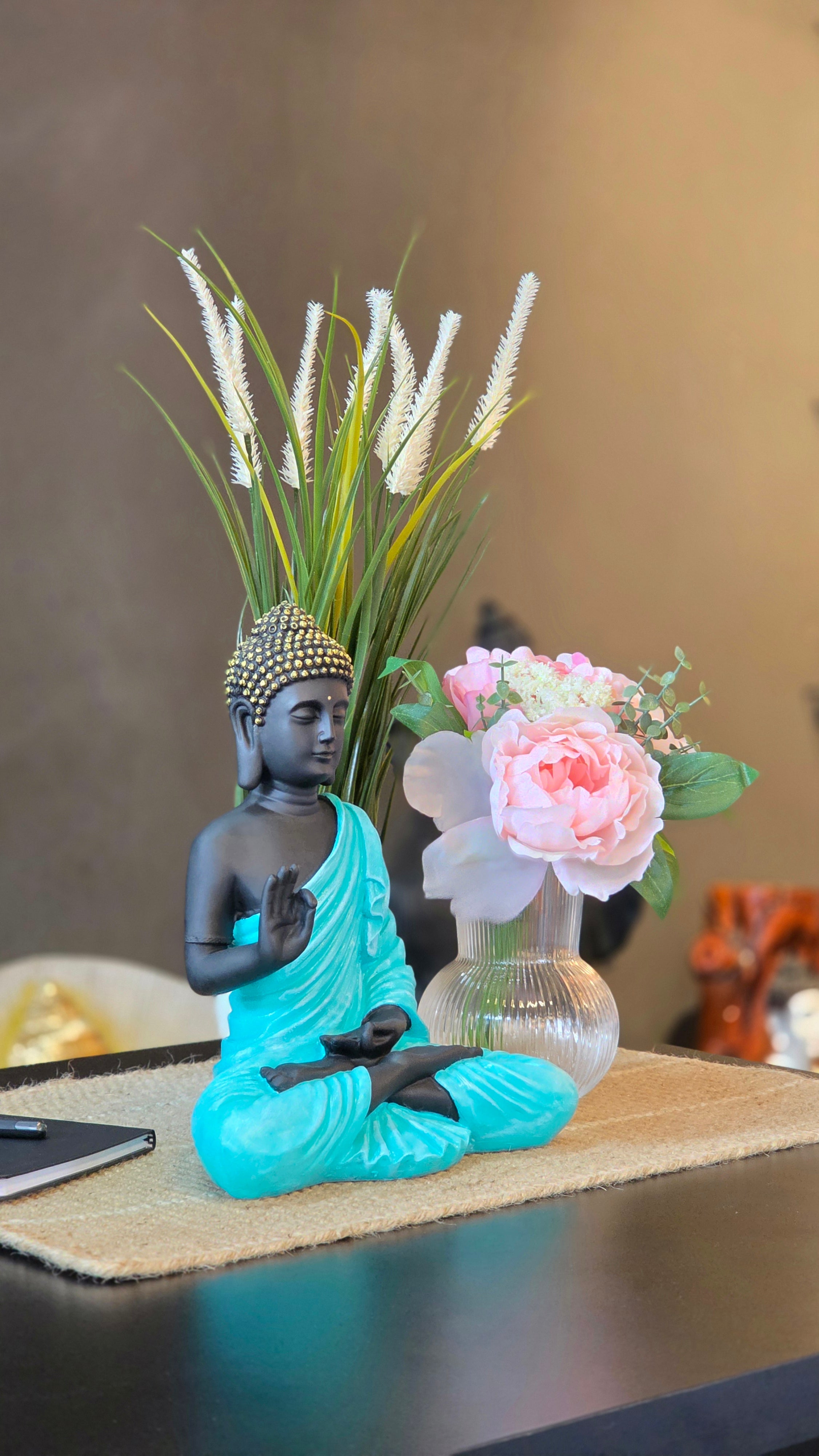 Akashwani Blessing Buddha for Home Decor -  a timeless symbol of peace, protection, and inner harmony